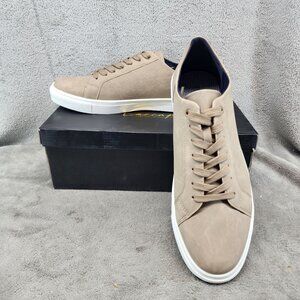 Combatant Gentlemen Shoes Mens Size 11.5 Khaki Brown Leather Toecap Sneaker *NWT